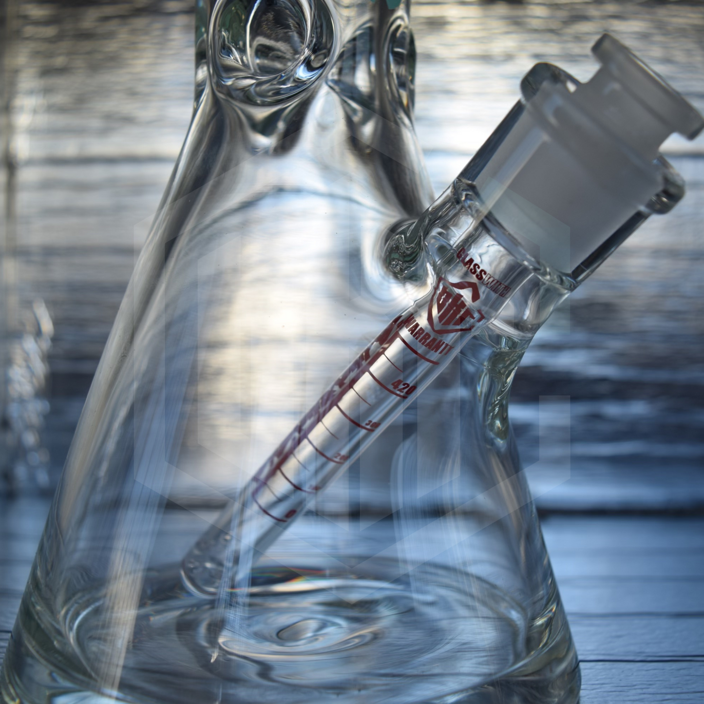 9mm Beaker Water Pipe 12" OG Logo
