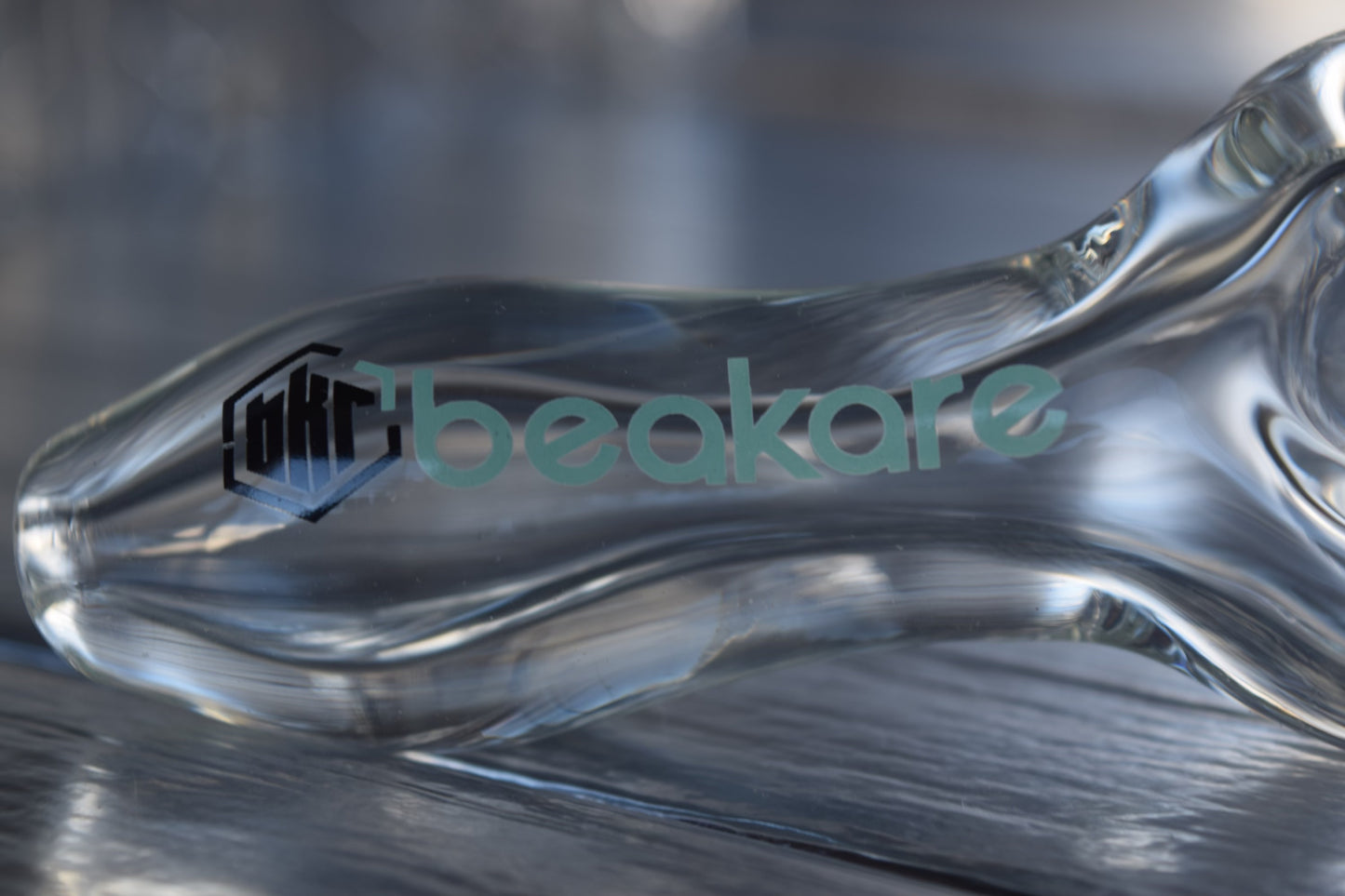 9mm Hand Pipe Clear OG Logo