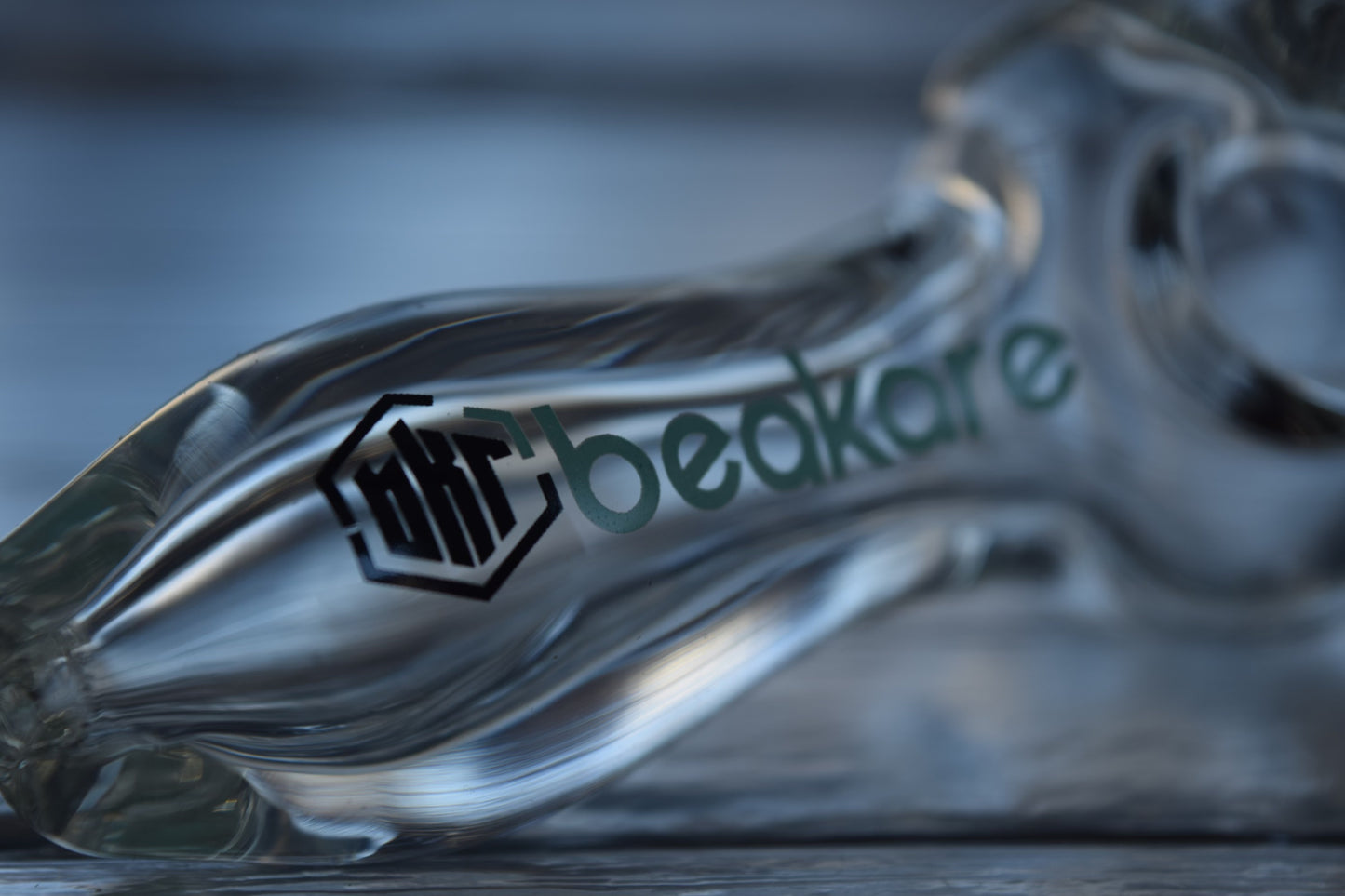 9mm Hand Pipe Clear OG Logo
