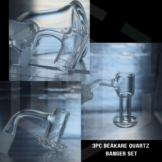 3pc Original Beakare Quartz Banger Set